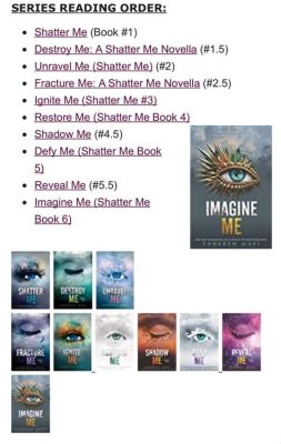 How many books in the Shatter Me series, and why do they feel like a rollercoaster ride through a dystopian library?